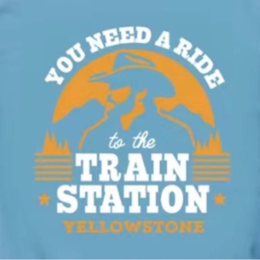 🆕YELLOWSTONE: “You need a Ride to the Train Station” T-Shirt- NIP Sz XL - Picture 3 of 11